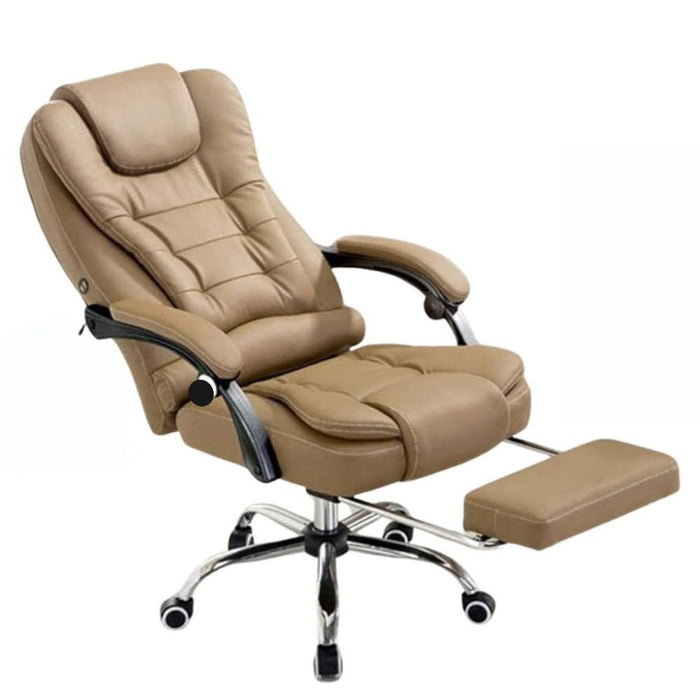 Silla ergonómica gerencial 7 vibromasajes - Cappuccino