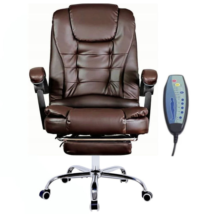 Silla ergonómica gerencial 7 vibromasajes - Cafe