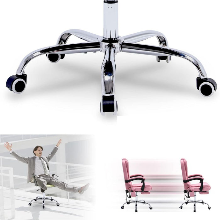 Silla ergonómica gerencial 7 vibromasajes - Rosado