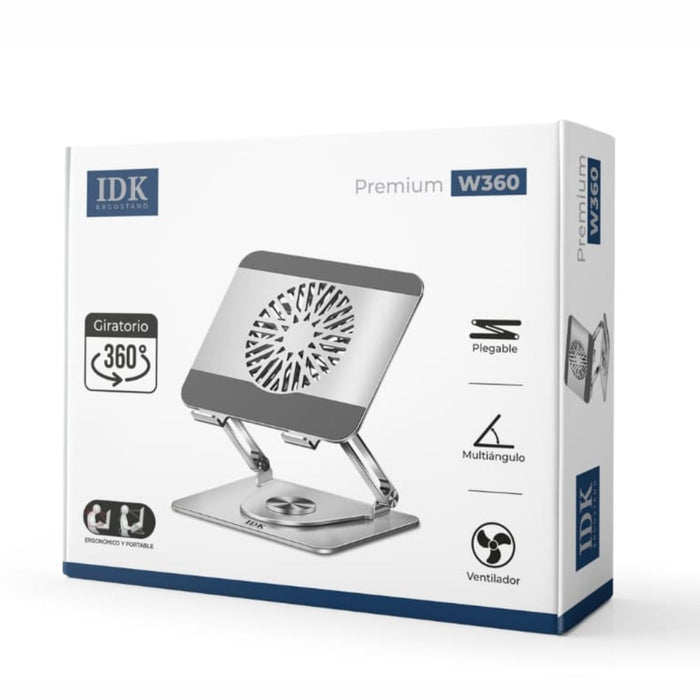Soporte Cooler para Laptop Plegable Aluminio IDK