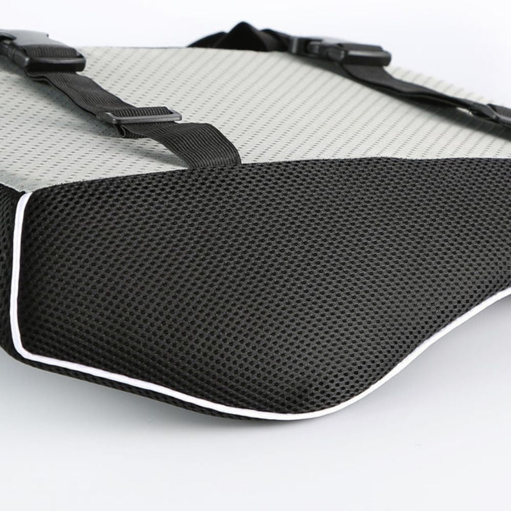 Cojín de Respaldo Ergonómico con Gel N100 – Negro
