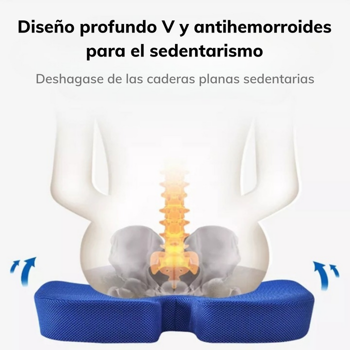 Cojín Gel Ortopédico con Memoria Viscoelástica - Azul