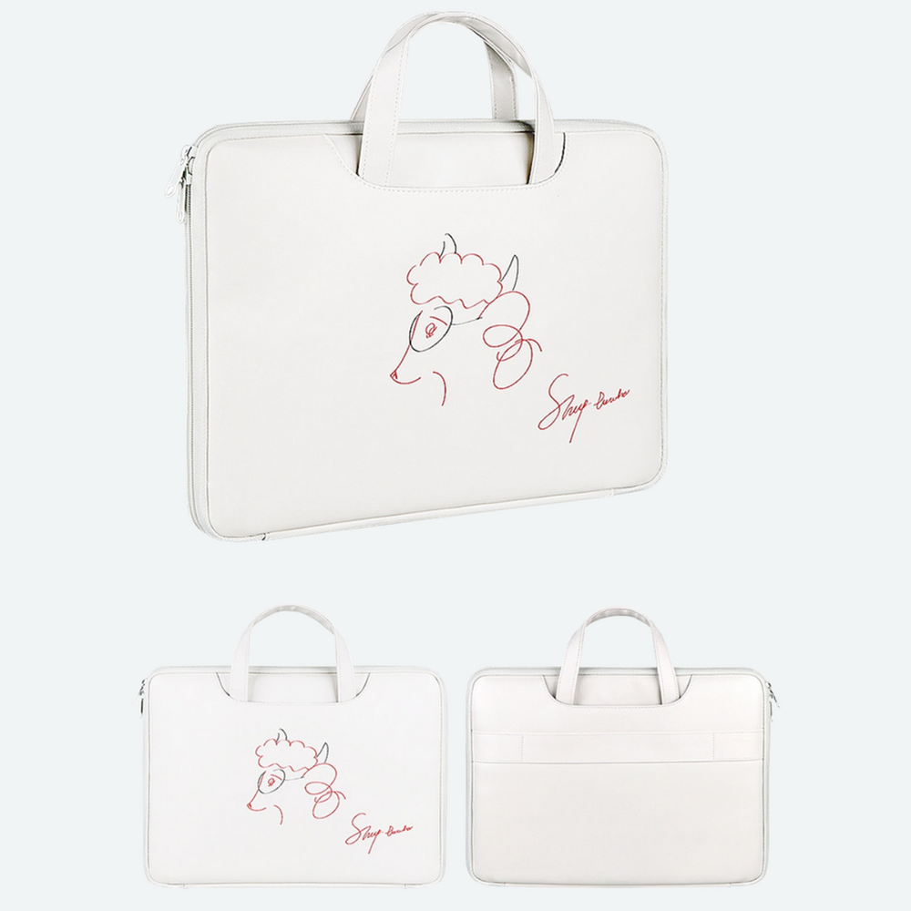 Funda para laptop White Oveja 13.3"