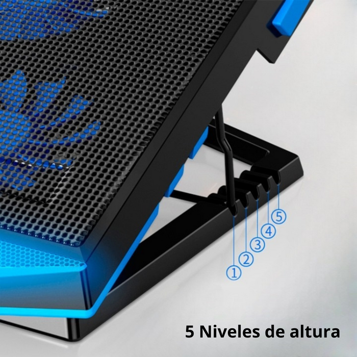 Cooler para Laptop Nuoxi Iceman 1 GAMER - Azul