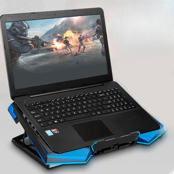 Cooler para Laptop Nuoxi Iceman 1 GAMER Azul