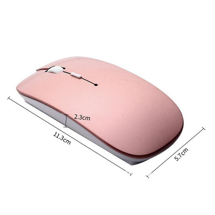 Teclado & Mouse Inalámbrico Rosado